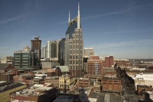 A view of downtown Nashville during the Urban Land Institute Governors Retreat.